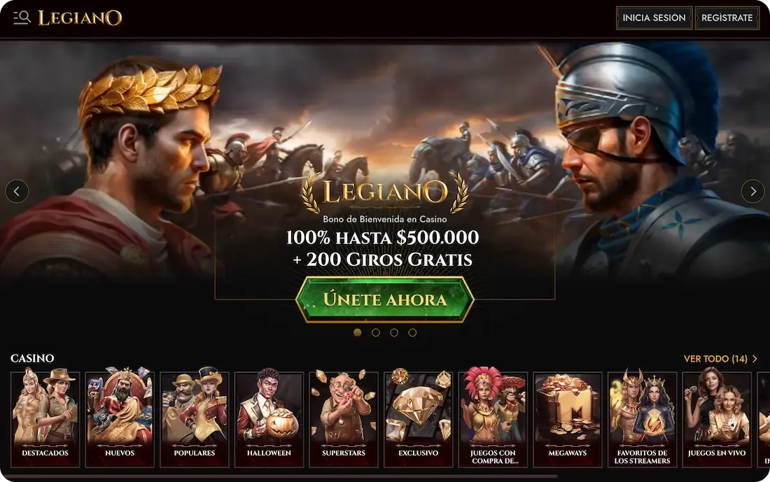 sitio web del casino legiano
